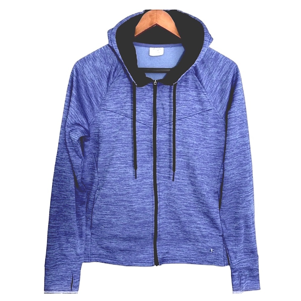 Danskin woman’s size large fleece lined zip up jacket